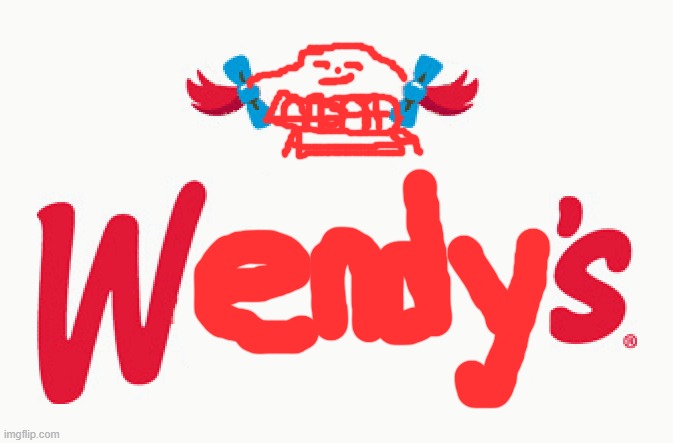 Just decided to do smth with a logo | image tagged in wendy's new minimalistic logo | made w/ Imgflip meme maker
