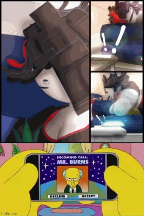 pick up the phone baby | image tagged in claire phone | made w/ Imgflip meme maker