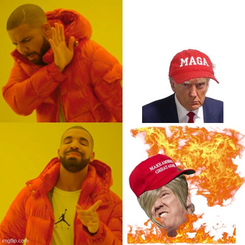 Drake Hotline Bling | image tagged in memes,drake hotline bling,drake meme,drake,donald trump | made w/ Imgflip meme maker