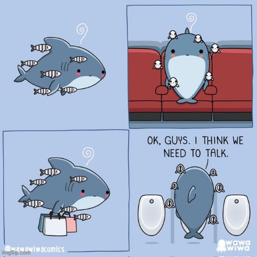 image tagged in shark,fish,movie,shopping,urinal,privacy | made w/ Imgflip meme maker
