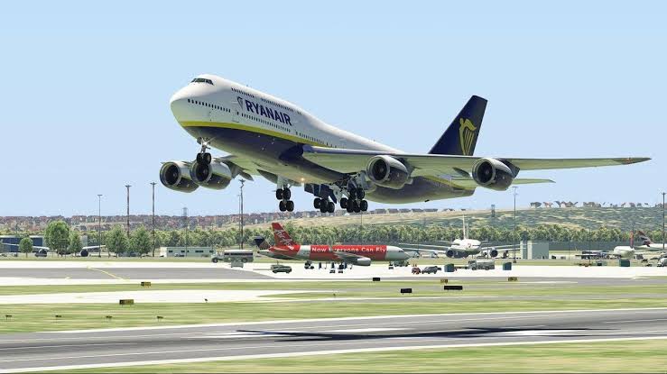 Ryanair 747 be like: Blank Meme Template