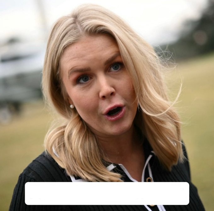 Karoline Leavitt Lips Mouth Open Trump Blank Meme Template