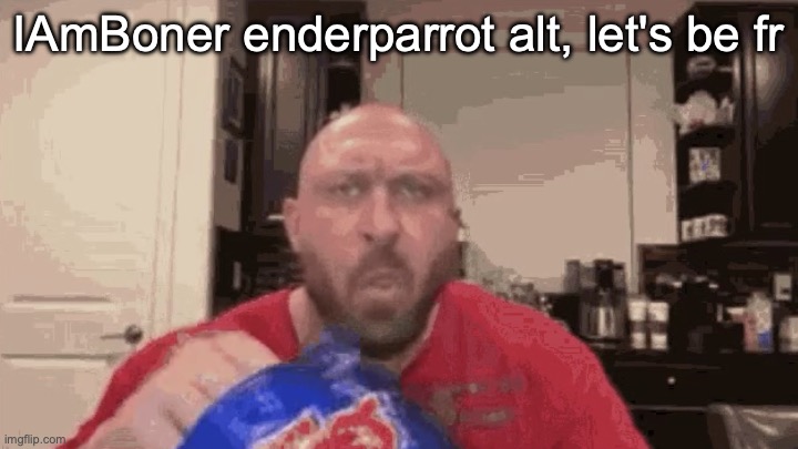 don't scroll down | IAmBoner enderparrot alt, let's be fr | image tagged in eating chips | made w/ Imgflip meme maker