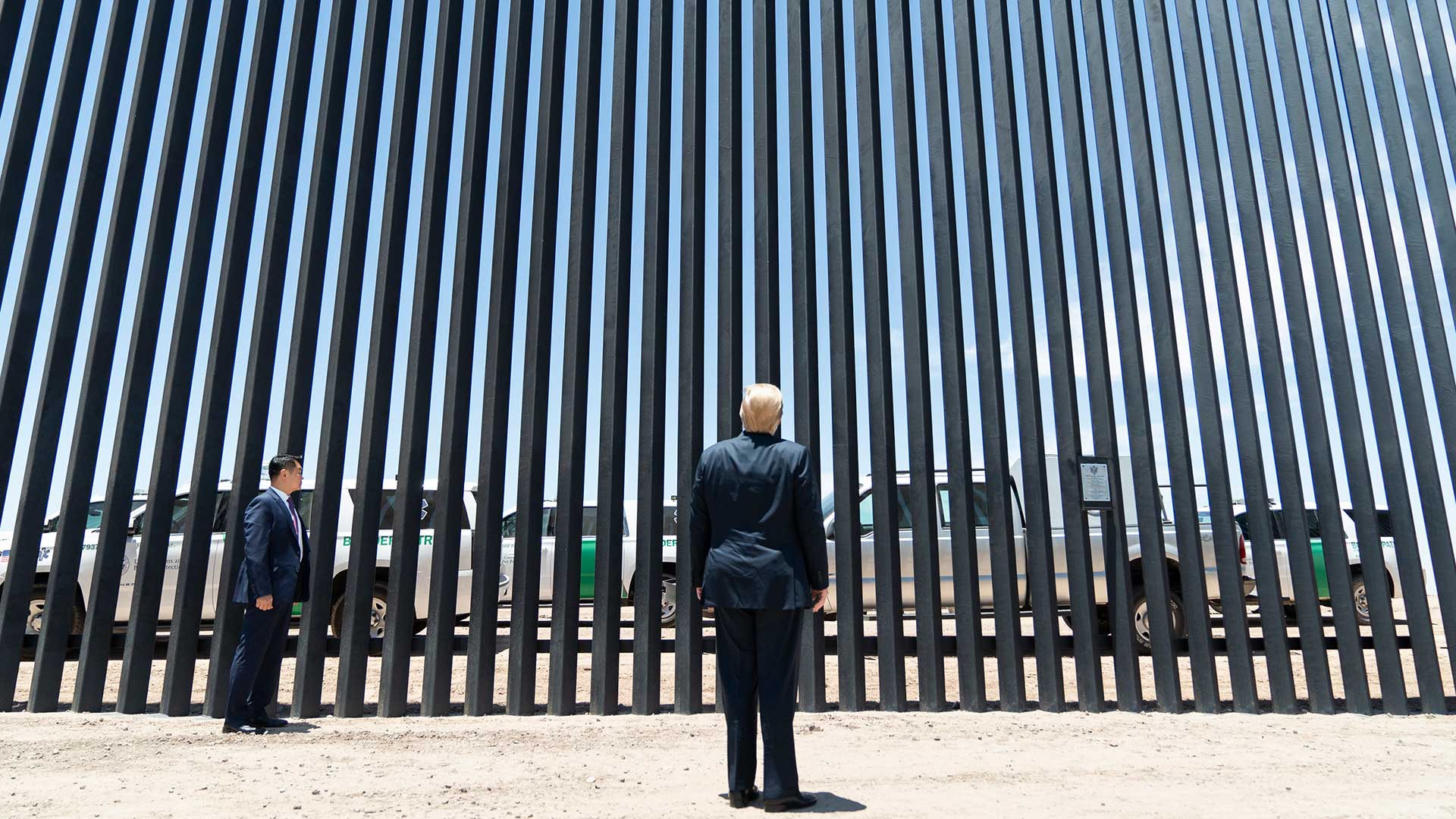High Quality Trump Border Wall Blank Meme Template