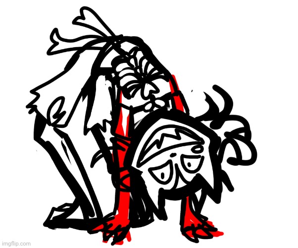 What do you guys think of this sketch so far? (I know it's a lil messy) | made w/ Imgflip meme maker