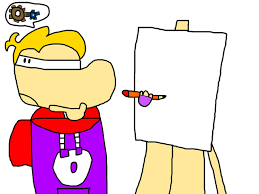 Rayman Thinking Blank Meme Template