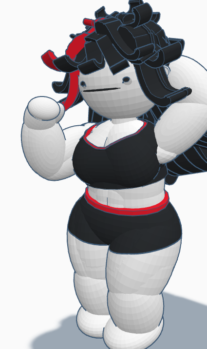 Claire muskles Blank Meme Template