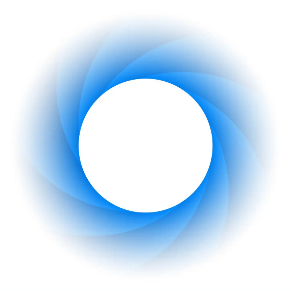 blue circle Blank Meme Template