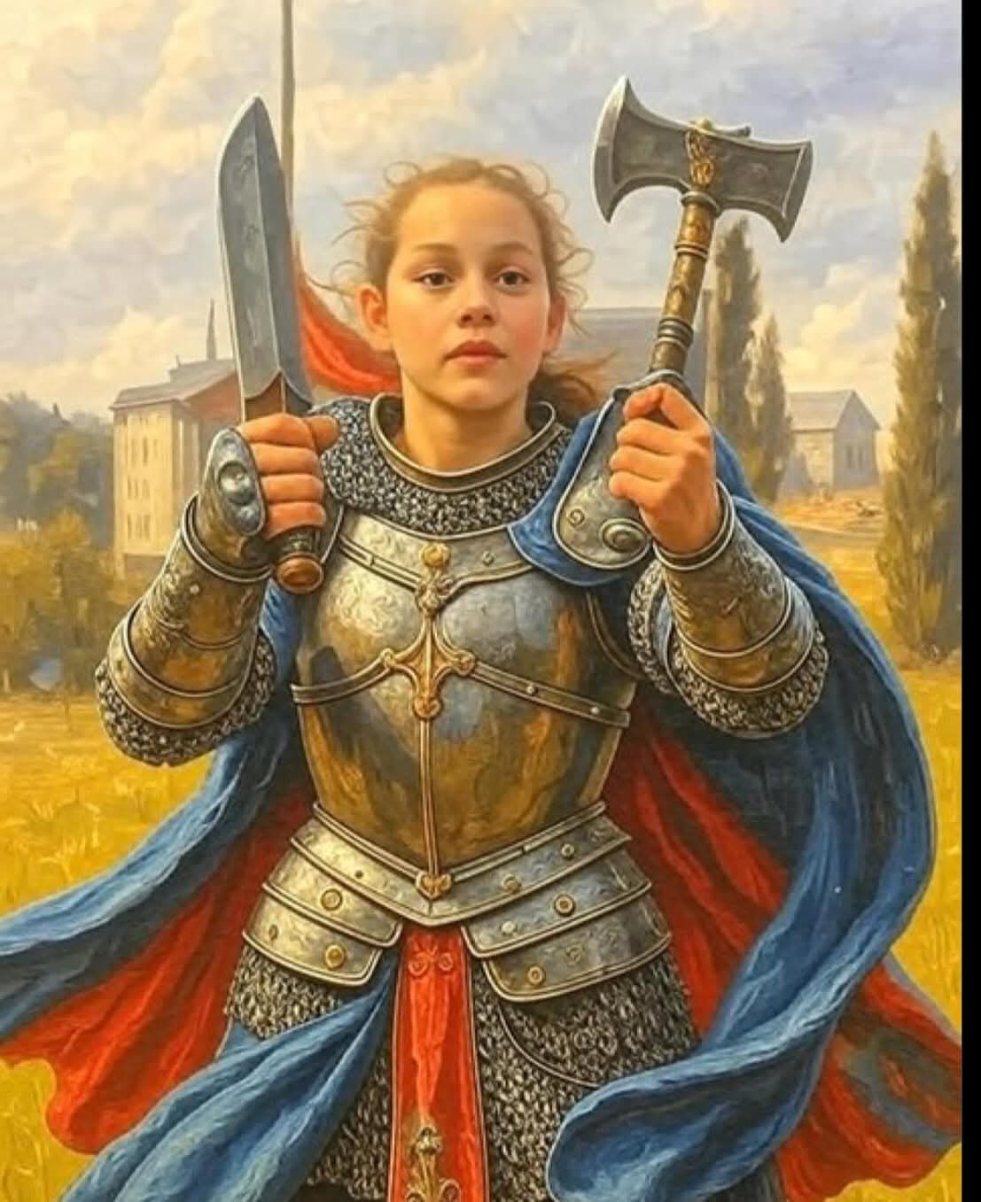 Bravehearted Knight Blank Meme Template