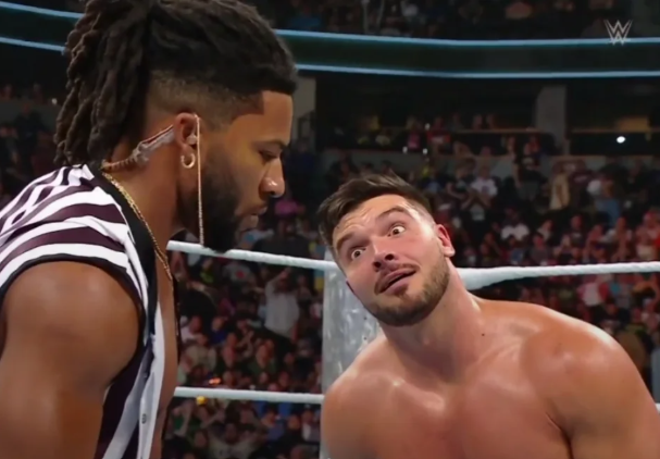Ethan Page with Trick Williams Blank Meme Template