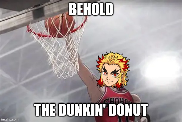 BEHOLD; THE DUNKIN' DONUT | made w/ Imgflip meme maker