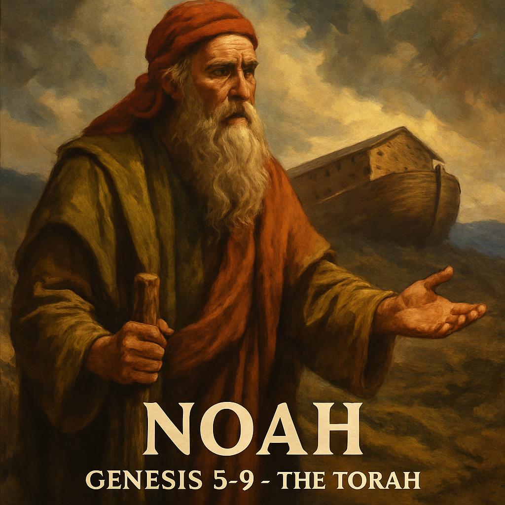 Noah appears in Genesis 5–9, which is part of the Torah Blank Meme Template