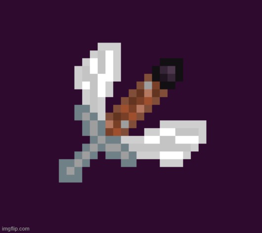 birdsword + dirt sword with a tiny bit of netherite | made w/ Imgflip meme maker