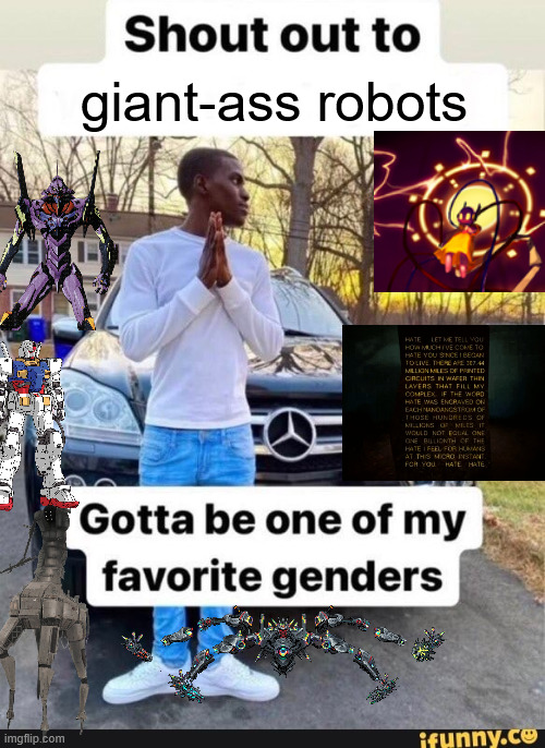 . | giant-ass robots | made w/ Imgflip meme maker