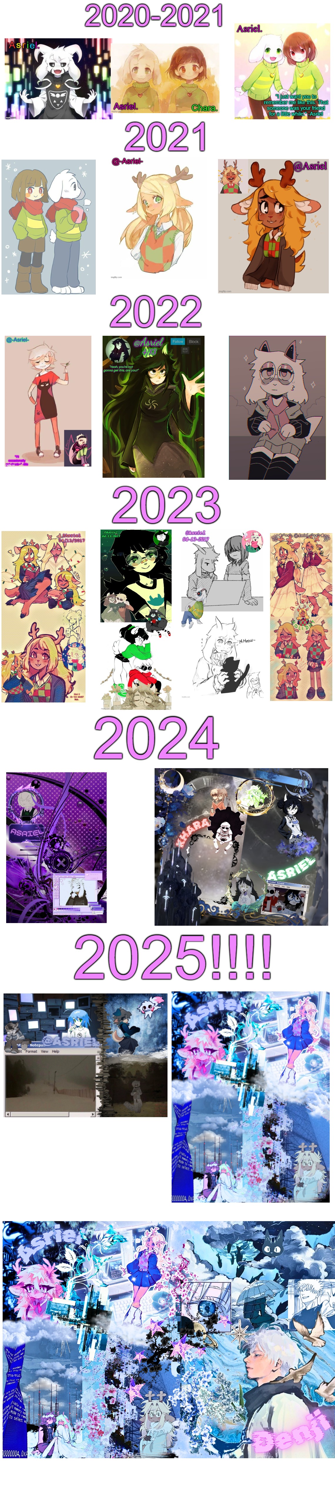 evolution of most of my templates from 2020-2025 on here, how's the improvement | 2020-2021; 2021; 2022; 2023; 2024; 2025!!!! | image tagged in blank white template | made w/ Imgflip meme maker