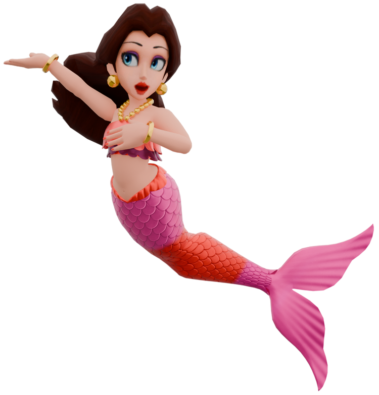 Mermaid Pauline Blank Meme Template
