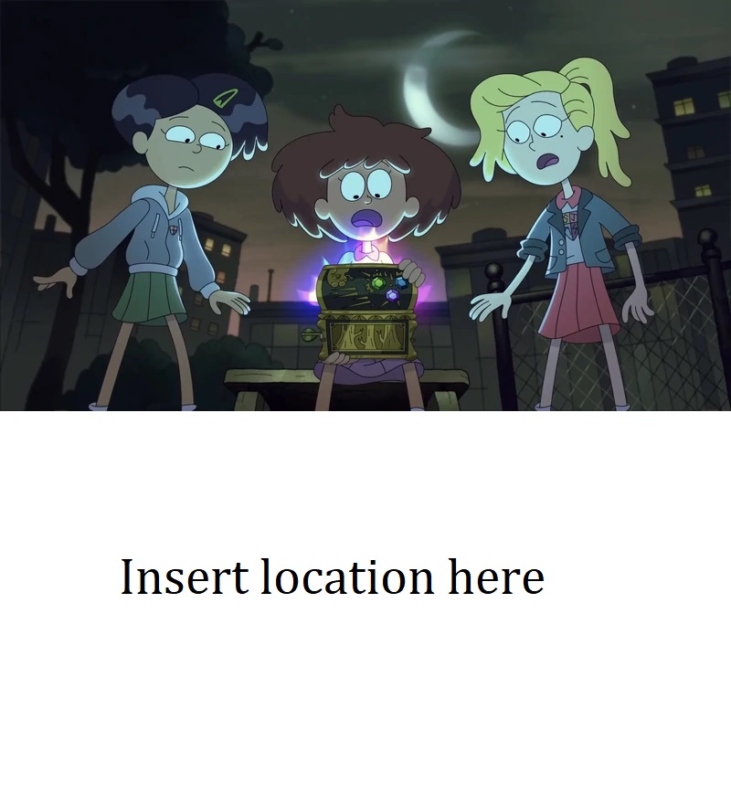 Calamity Box Sends Them Where? Blank Meme Template