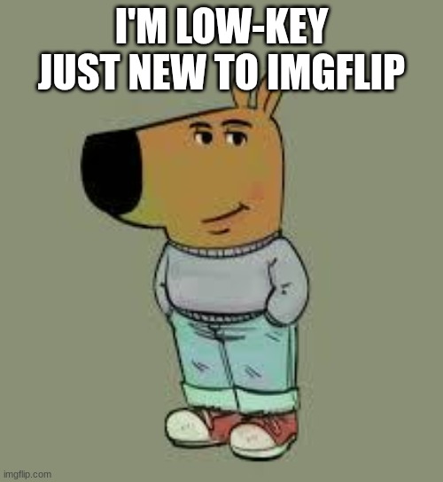 low key just a chill guy | I'M LOW-KEY JUST NEW TO IMGFLIP | image tagged in low key just a chill guy | made w/ Imgflip meme maker