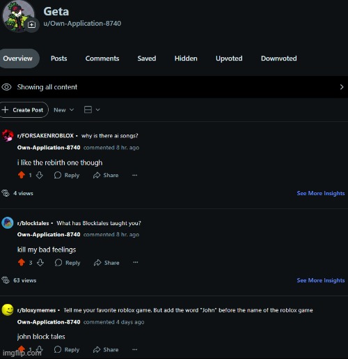 here is my reddit account | made w/ Imgflip meme maker
