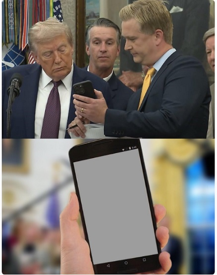 Trump Phone Message Blank Meme Template