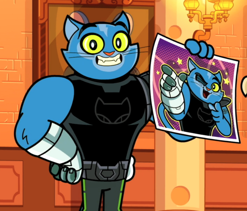 Mister Claw With His Photo/Picture Blank Meme Template