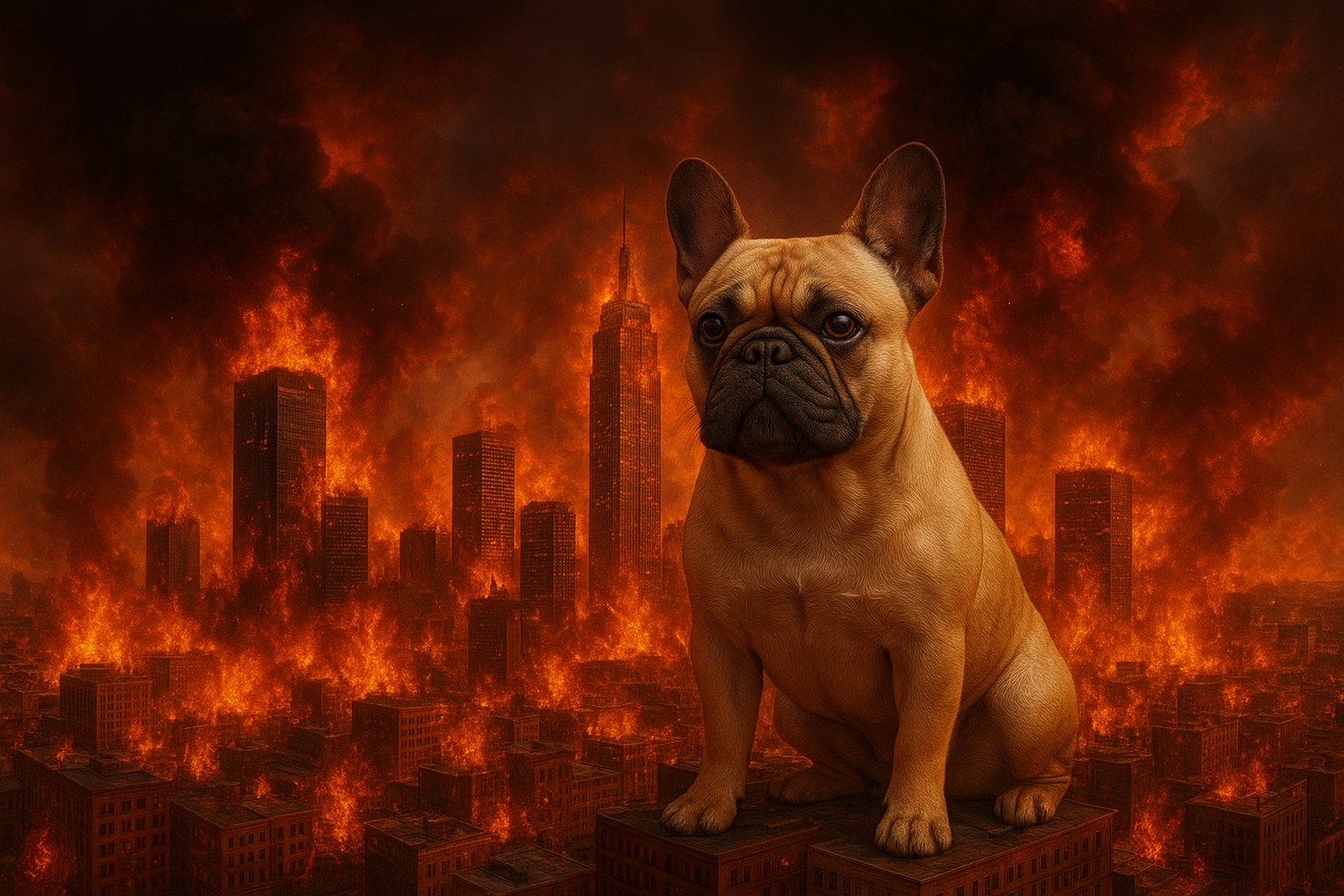 French bull dog Blank Meme Template