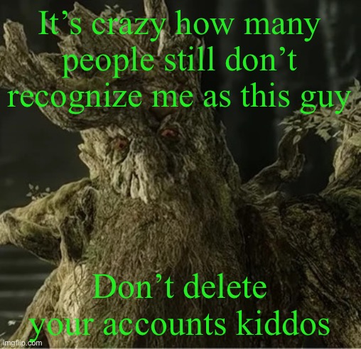 Hecate | It’s crazy how many people still don’t recognize me as this guy; Don’t delete your accounts kiddos | image tagged in hecate | made w/ Imgflip meme maker