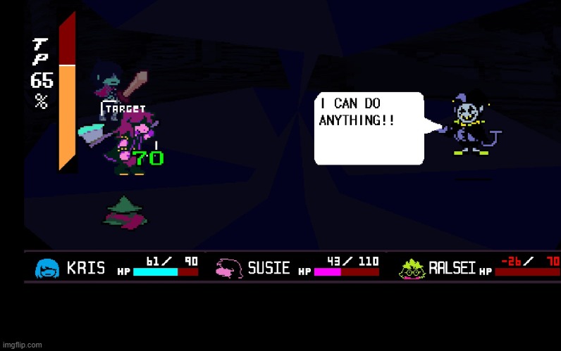 For someone that can do anything Jevil sure doesn't know how to be an easier boss | made w/ Imgflip meme maker