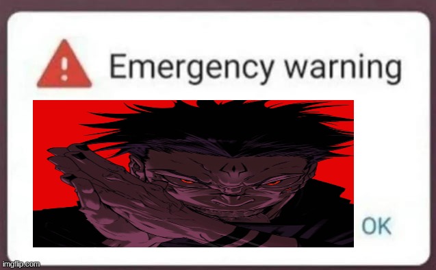 Emergency Warning | image tagged in emergency warning | made w/ Imgflip meme maker