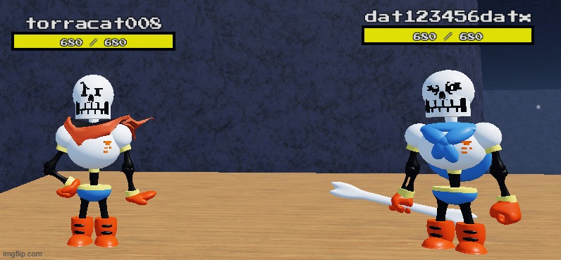 Two papyruses | made w/ Imgflip meme maker