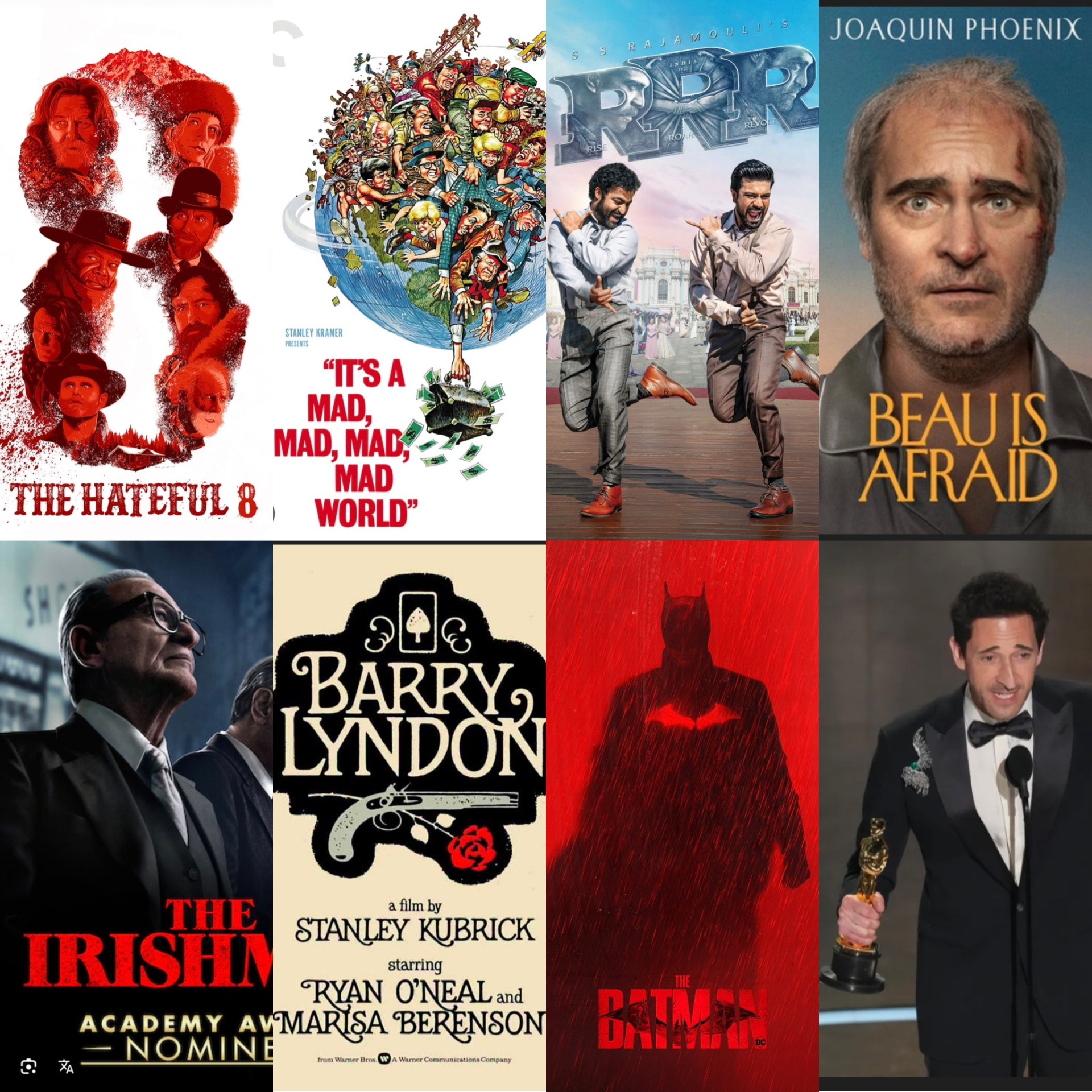 Long movie list Blank Meme Template