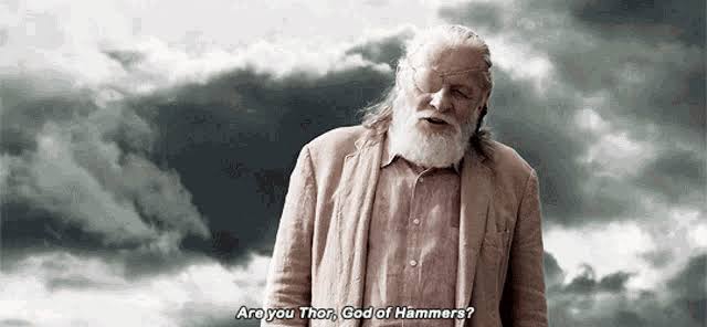 Thor god of hammers meme Blank Meme Template