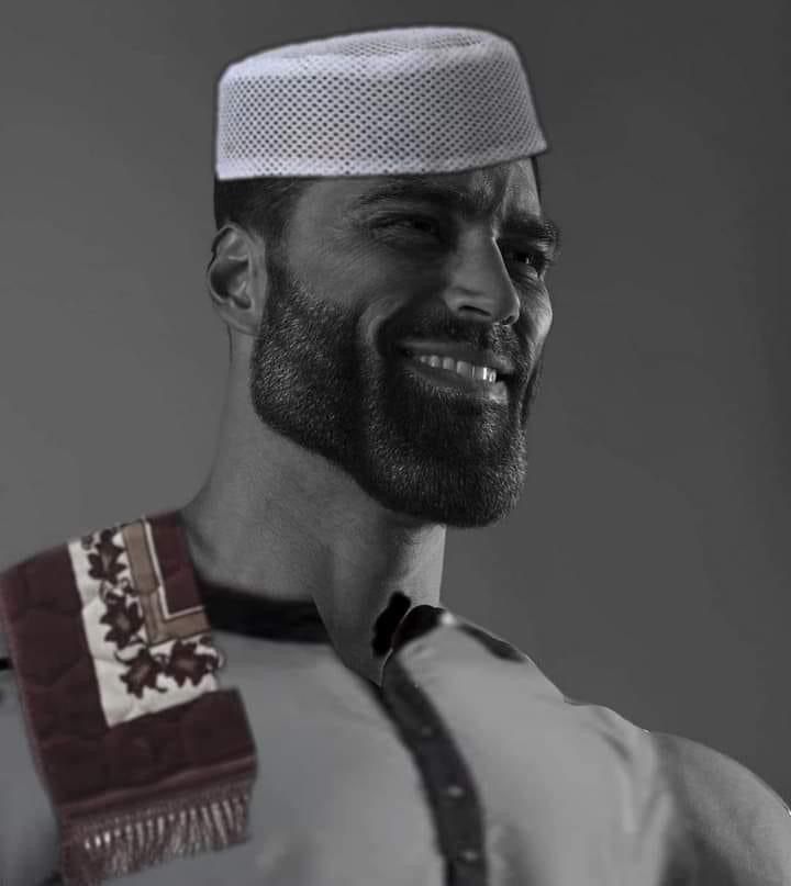 Chad Muslim Blank Meme Template