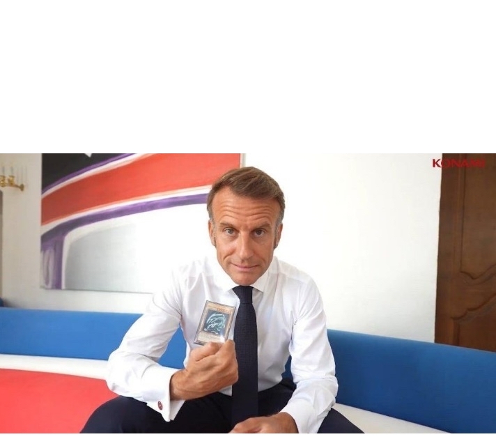 Macron Yu-Gi-Oh Blank Meme Template