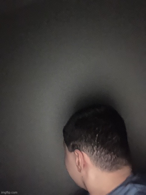 Someone saw this at 0 upvote but 67 downvote btw | image tagged in haircut,finger | made w/ Imgflip meme maker