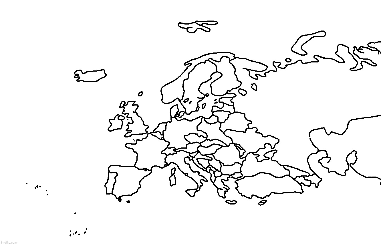 I tried tracing Europe’s borders on a map of Europe from August 10, 1920 | made w/ Imgflip meme maker