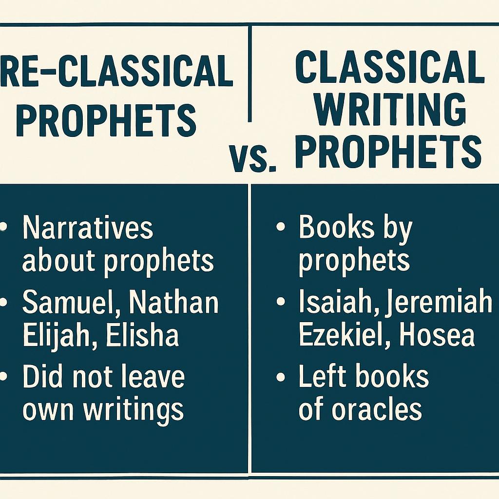 Pre-Classical Prophets vs Classical Writing Prophets Blank Meme Template
