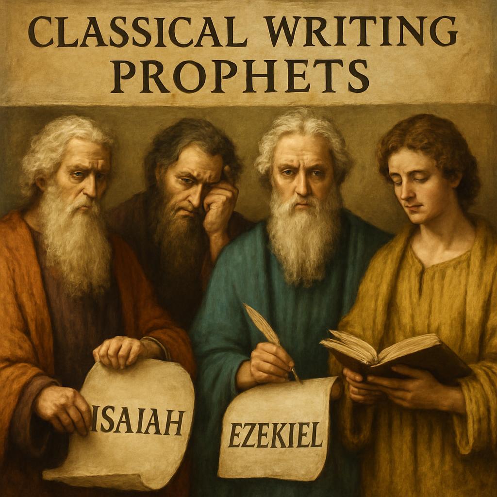 Classical Writing Prophets Blank Meme Template