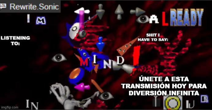 enlace en los comentarios | ÚNETE A ESTA TRANSMISIÓN HOY PARA DIVERSIÓN INFINITA | image tagged in rewrite kyokai annoucement temp | made w/ Imgflip meme maker