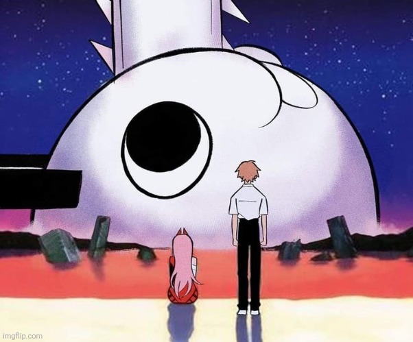 The end of chainsaw man | image tagged in the end of chainsaw man | made w/ Imgflip meme maker