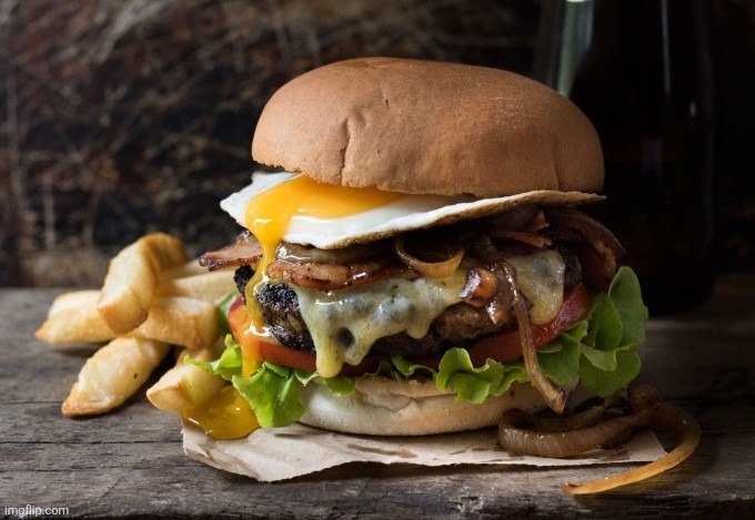 Cheese burger with egg | image tagged in cheese burger with egg | made w/ Imgflip meme maker