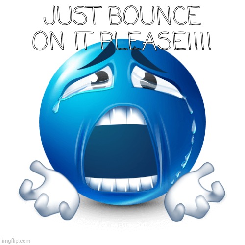 PLEASE | JUST BOUNCE ON IT PLEASE!!!! | image tagged in please | made w/ Imgflip meme maker