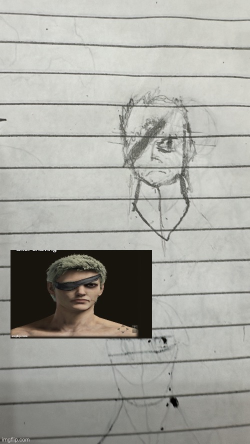 Drew my OC | image tagged in drawing,elden ring,original character | made w/ Imgflip meme maker