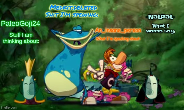 High Quality Rayman Origins Announcement Temp Blank Meme Template