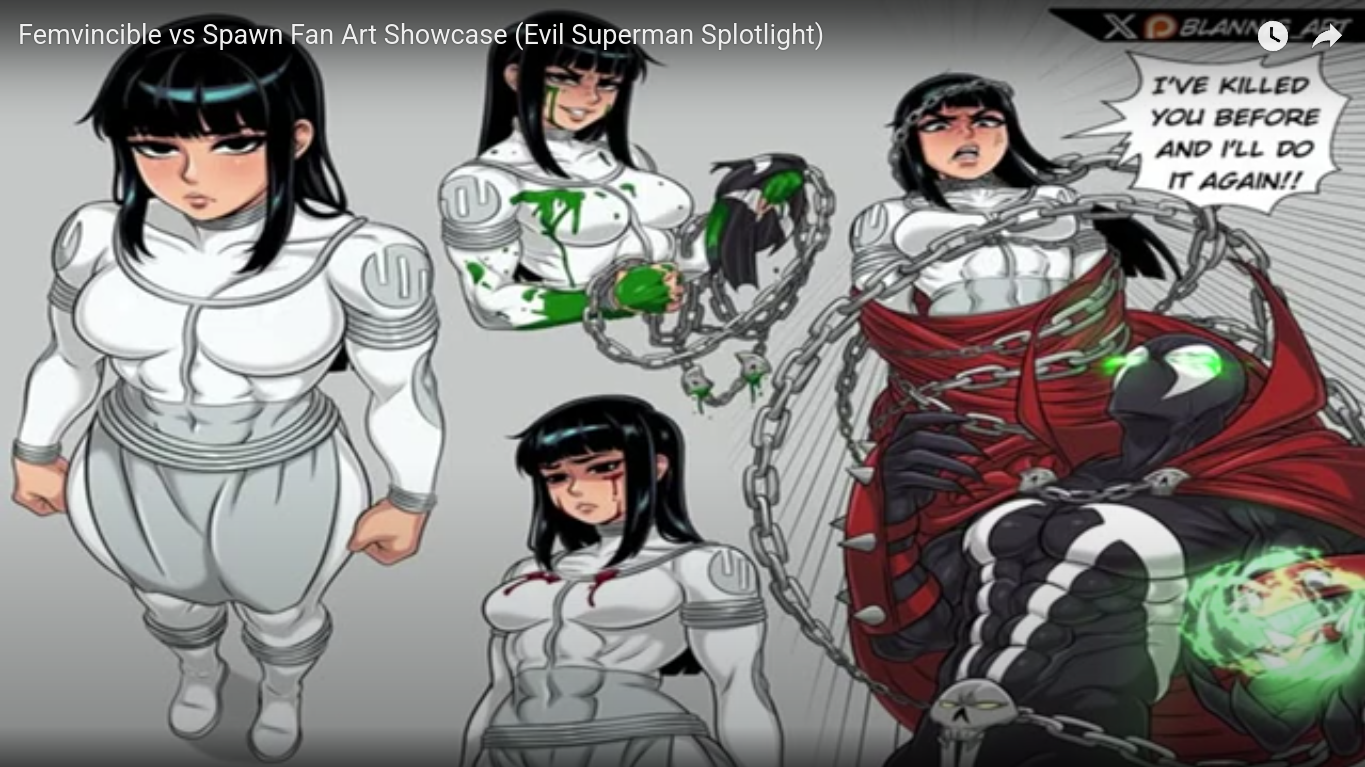 viltramite femvincible Art by Blannis_art Blank Meme Template