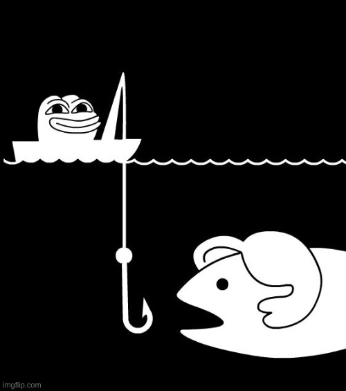 Pepe the Frog fishing | image tagged in pepe the frog fishing,pepe the frog,fishing,bait,hook,fish | made w/ Imgflip meme maker