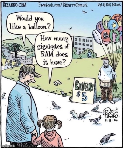 Bizarro Comics | image tagged in comics,bizarro comics,balloons | made w/ Imgflip meme maker