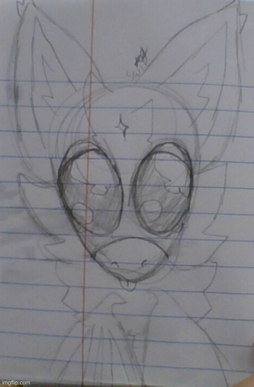 pov ur being looked at with big beautiful eyes 0v0(ignore the half finished wing lol) | made w/ Imgflip meme maker
