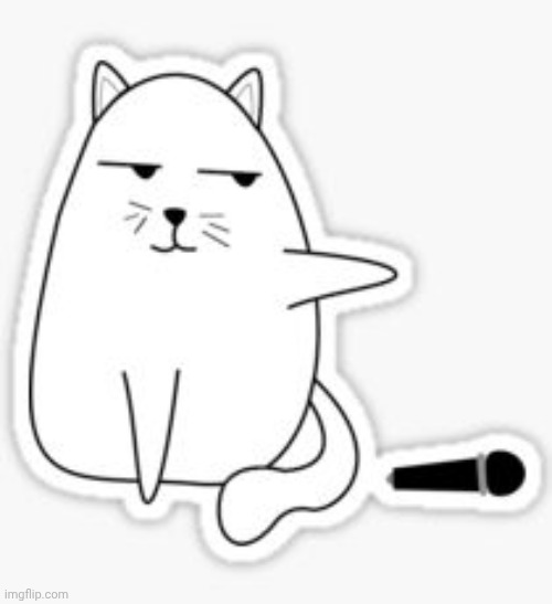 Cat mic drop | image tagged in cat mic drop | made w/ Imgflip meme maker