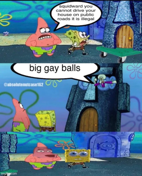big gay balls Blank Meme Template